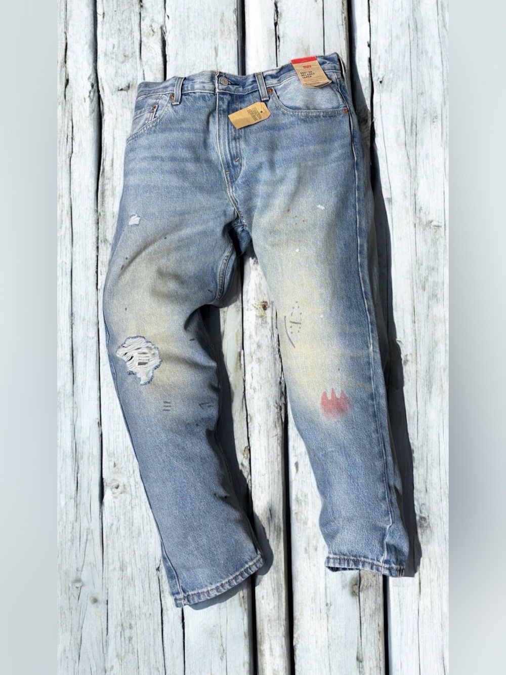 Levi’s 550 Relaxed Fit Vintage ‘92 Distressed Men’s Size 34 x 30 Jeans
